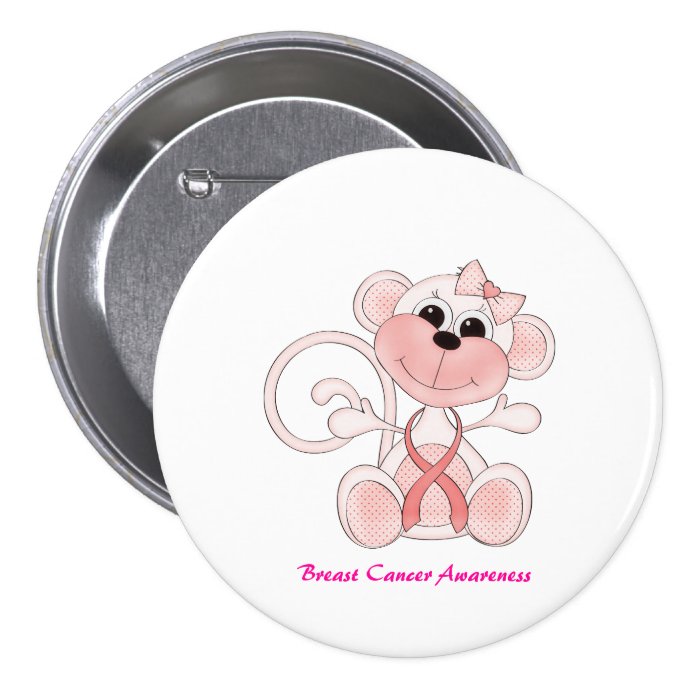 Cute Breast Cancer Awareness Button