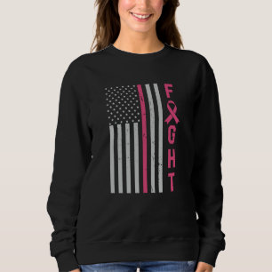 Cute Breast Cancer Awareness Friends Family Fight Sweatshirt