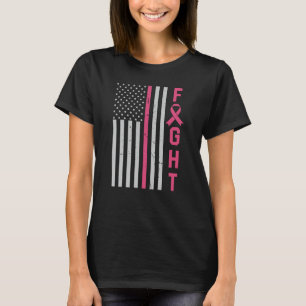 Cute Breast Cancer Awareness Friends Family Fight T-Shirt