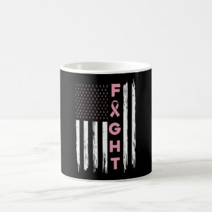 Cute Breast Cancer Awareness Friends Unity Fight Coffee Mug
