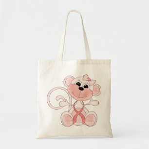 Cute Breast Cancer Awareness Tote Bag