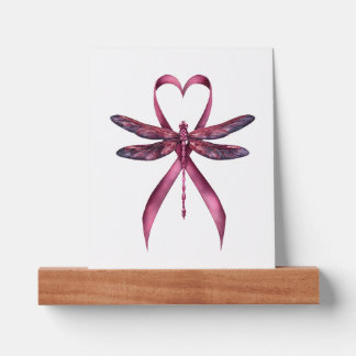 Cute Breast Cancer Heart Dragonflies Awareness Wom Picture Ledge