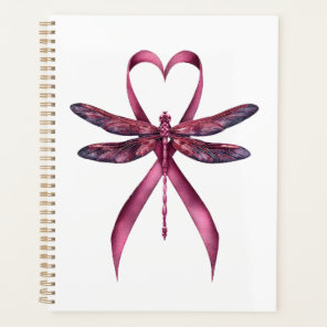 Cute Breast Cancer Heart Dragonflies Awareness Wom Planner