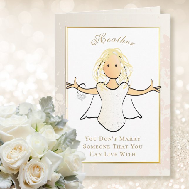 Cute Bridal Shower Bride to Be Congratulations Card (Creator Uploaded)