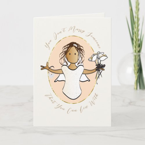 Cute Bridal Shower Ethnic Sweet Congratulations Card