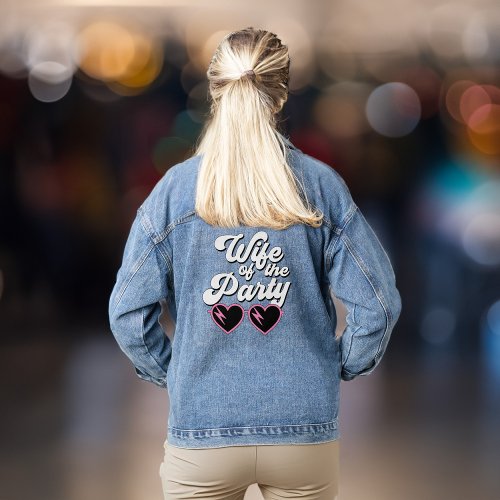 Cute Bride Bachelorette Party Denim Jacket