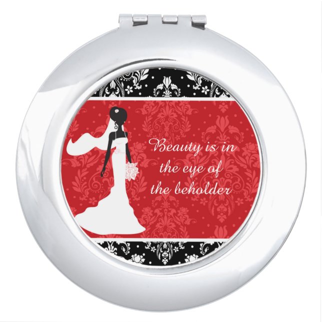 Cute Bride Compact Mirror (Front)