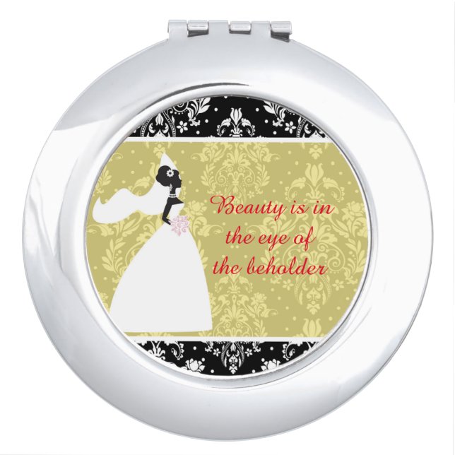 Cute Bride Compact Mirror (Front)