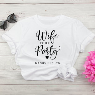 Cute Bride Nashville Bachelorette Party T-Shirt