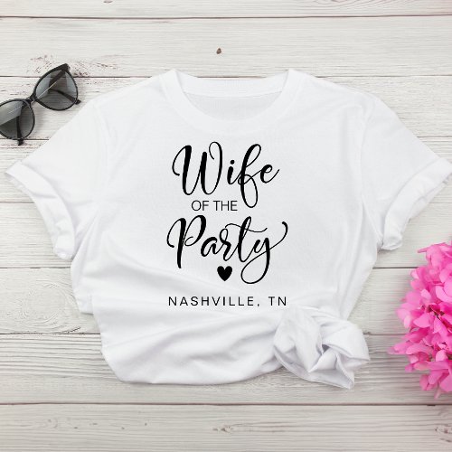Cute Bride Nashville Bachelorette Party T_Shirt