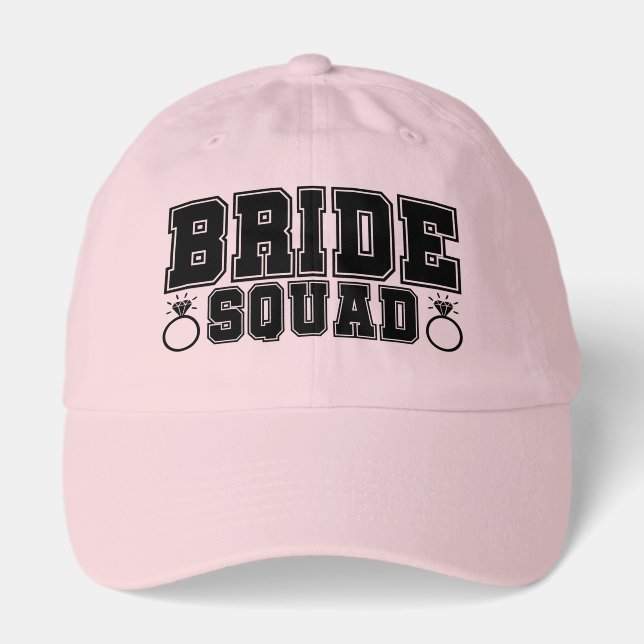 Cute Bride squad Wedding party  Hat (Front)
