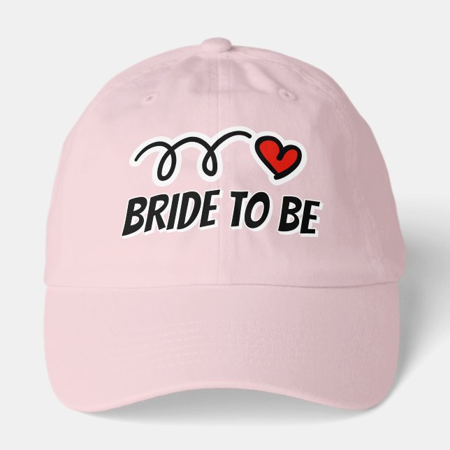 Cute bride to be cap for bachelorette party (Front)