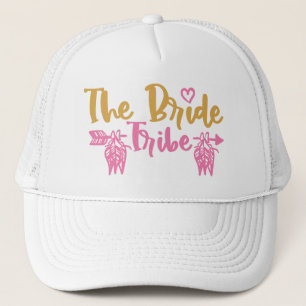 Cute Bride Tribe Boho Wedding Bridesmaid Tribal Trucker Hat