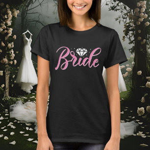 Cute Bride wedding word art T-Shirt
