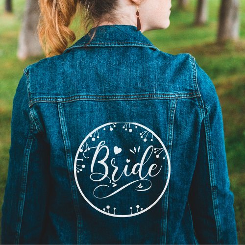  cute  Bride womens Denim Jacket