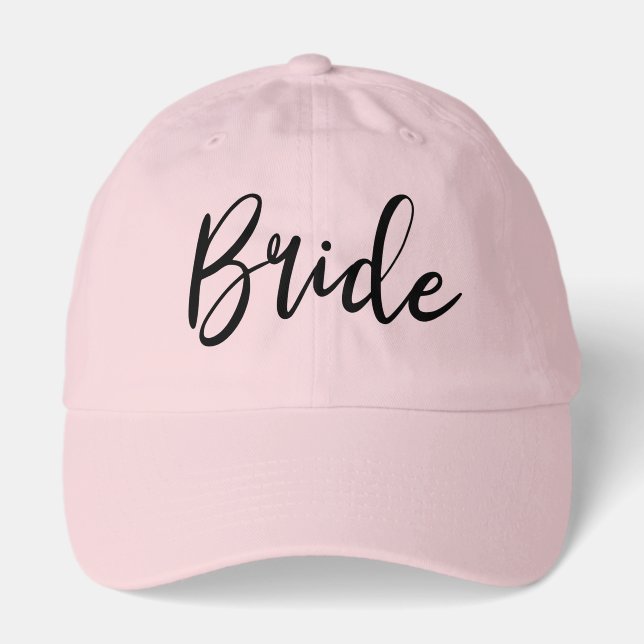 Cute Bride word art  Hat (Front)
