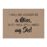 Cute Bridesmaid / Maid of Honor Proposal Invitation Cute Bridesmaid / Maid of Honor Proposal Invitation