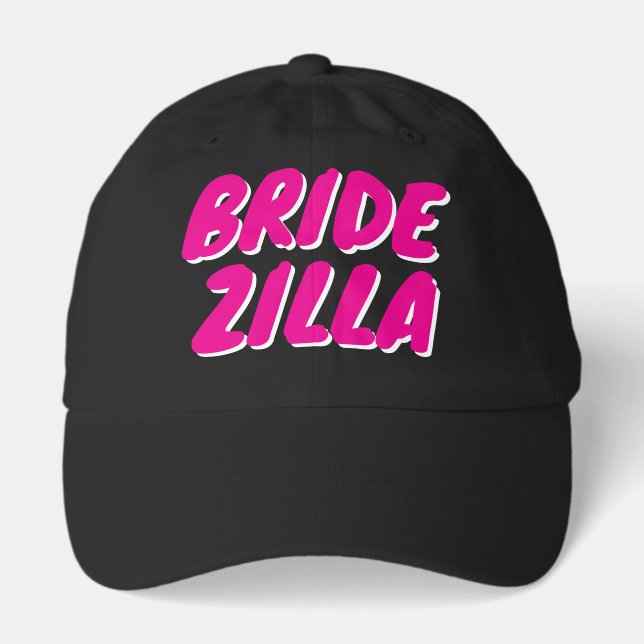 Cute BrideZilla cap for hen / bachelorette party (Front)