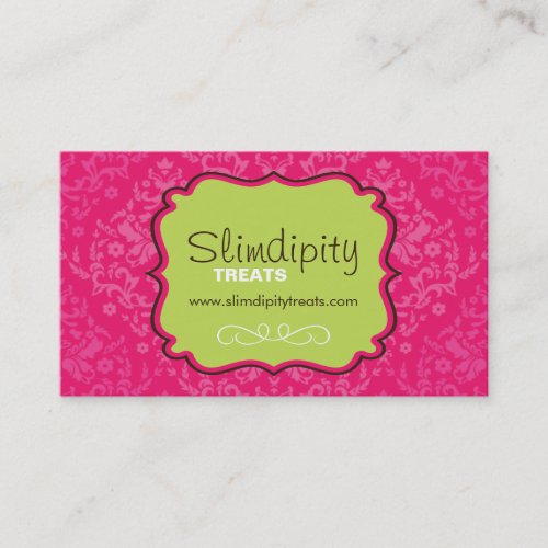 Cute, Bright and Whimsical Bakery Business Card