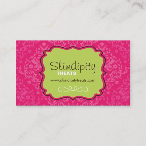 Customizable Cute, Bright and Whimsical Bakery Business Card
