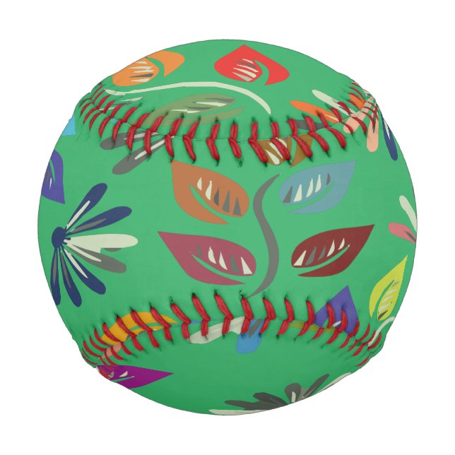 Cute Bright Colorful Baseball (Front)