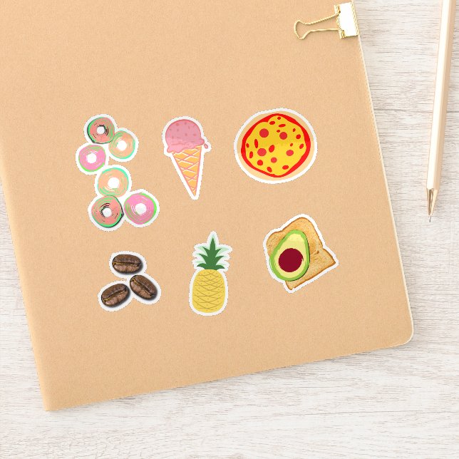 Cute Bright Food Sticker (Notebook)