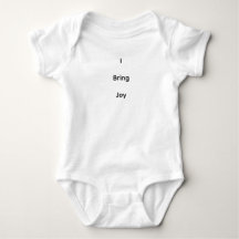 Cute “Bring Joy” Baby Bodysuit – Adorable Infant O
