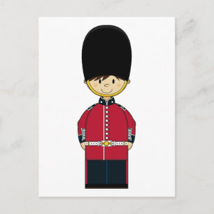Cute British Royal Guard Postcard