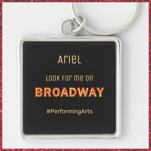 Cute Broadway Rising Star Performing Arts Keychain