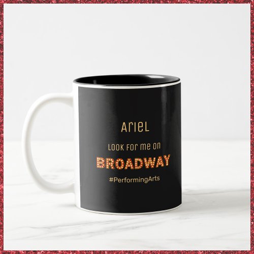 Cute Broadway Rising Star Two_Tone Coffee Mug