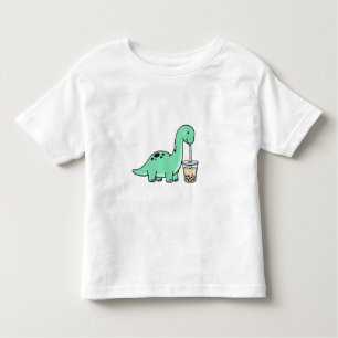 Cute Bronto Drinking Juice for Kids 🧃 Toddler T-shirt