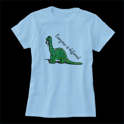 Cute Brontosaurus Dinosaur T_Shirt