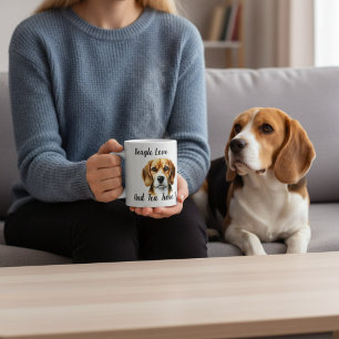 Cute Brown beagle Coffee Mug