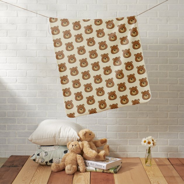 Baby blanket with bear head online