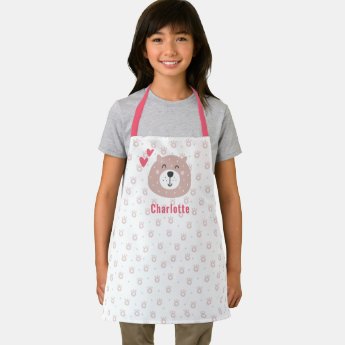 Cute Brown Bear  Personalized Kids