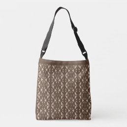 Cute Brown &amp; Beige Pattern Crossbody Bag