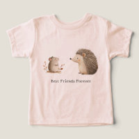 Cute Brown Cream Hedgehog Mouse Best Friends