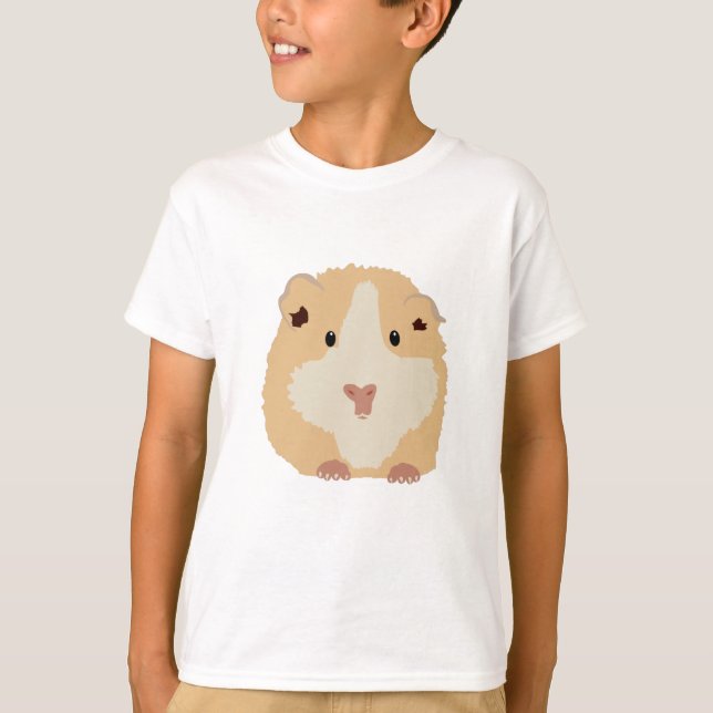 Cute Brown Funny Hamster T-Shirt (Front)