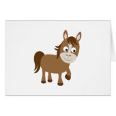 Cute Brown Horse (Front Horizontal)