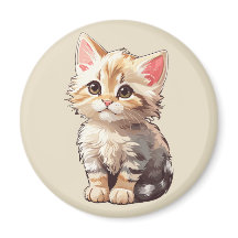 Cute Brown Kawaii Kitten