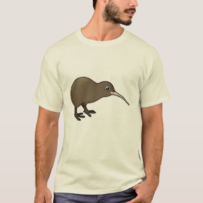 Cute Brown Kiwi from New Zealand T-Shirt