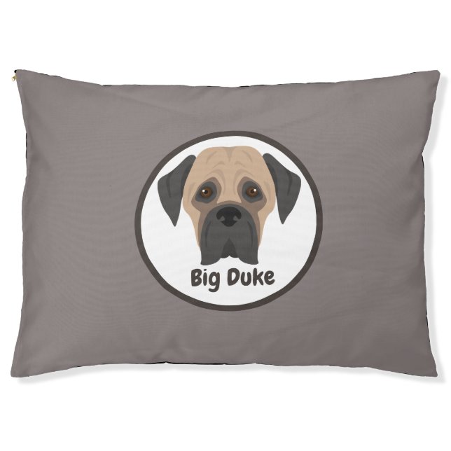 Cute brown modern dog  pet bed (Front)