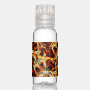 Cute brown seamless smudge pattern hand sanitizer