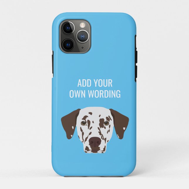 Cute Brown-Spotted Dalmatian Case-Mate iPhone Case (Back)