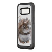 Cute Brown Squirrel OtterBox Galaxy S8 Case (Back / Left)