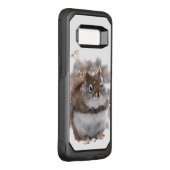 Cute Brown Squirrel OtterBox Galaxy S8 Case (Back / Right)