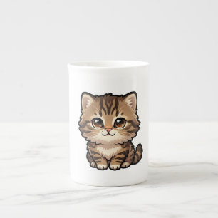 Cute Brown Tabby Kitten Specialty Mug