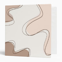 Cute brown themed binder