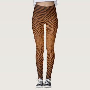 Cute brown weavy pattern "Ratti_Creative_Arts" Leggings