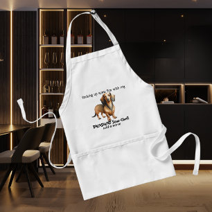 Cute BROWNS & BLACKS Cooking Dachshund Adult Apron